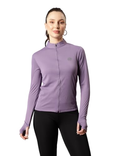Image of PUMP'D Women's Jacket | Slim Fit | Thumb Hole Open Sleeve | With zipper | Perfect for workout