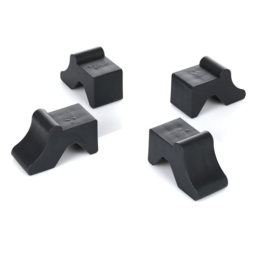 LaGreen Set de 4 patas para maceteros Antracita - Elevaciones para jardineras de plástico extra resistente