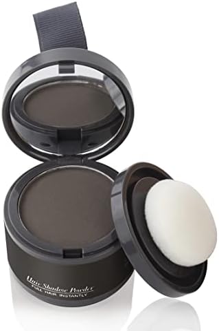 SOVONCARE Instantly Hairline Powder, Hairline Shadow Gray Hair Coverage Touch Up Hair Powder for Thinning Hair for Women Hair Root Touch Up Powder Hair Root Cover Up Conceals Hair Loss Thin Hair Cover Powder Dark Brown
