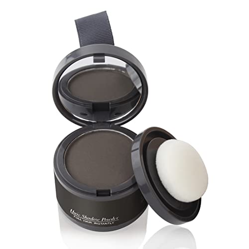 Sovoncare Instantly Hairline Powder, Hairline Shadow Gray Hair Coverage Touch Up Hair Powder For Thinning Hair For Women Hair Root Touch Up Powder Hair Root Cover Up Conceals Hair Loss Thin Hair Cover Powder Dark Brown #TOP4