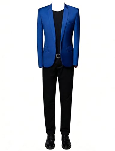 Ensemble de pantalons pour hommes infroissable costume 2 pièces coupe ajustée confortable