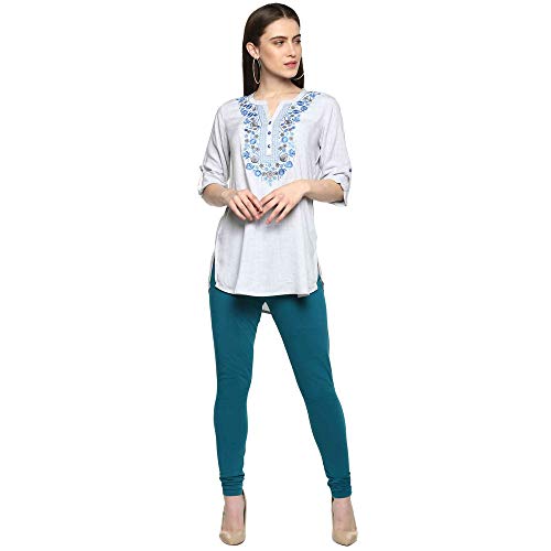 Image of BIBA Women Cotton Lycra Churidar