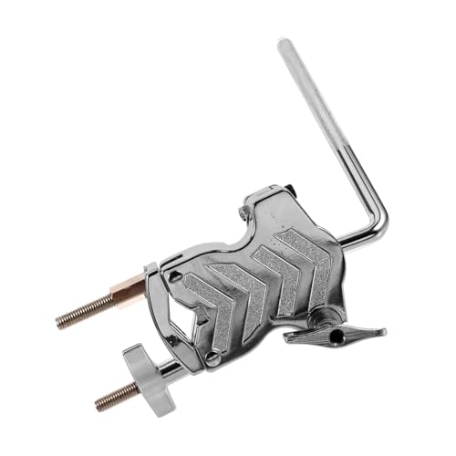 FUNOMOCYA Drum Clamp Cowbell Metal Holder Sturdy Drum Mounting Bracket for Live Performances