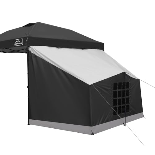 Image of KAMPKEEPER Side Tent,1 /2 Person Camping Tent for 10' x 10' Pop Up Canopy