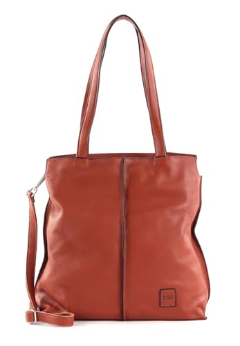 Bolso de hombro FREDsBRUDER FB Shopper Brick en color rojo de estilo bandolera