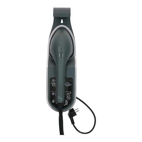 Image of JVD Velyss 2-in-1 Garment Steamer & Steam Iron, 1500W, Foldable, Vertical Steam, Kills 99.9% Bacteria
