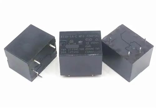 Relé 4 pines 812H-1A-C 24VDC 16A componente electrónico de conmutación para circuitos 2