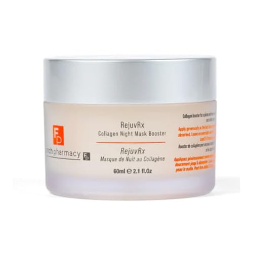 FRENCH PHARMACY FrenchPharmacy RejuvRx Collagen Night Mask – Overnight Firming Treatment with Peptides, Hydrolyzed Collagen & Squalane – Boosts Elasticity, Smooths Wrinkles, Deep Hydration – 60ml