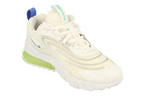 Nike Air Max 270 React ENG GS Running Trainers CZ4215 Sneakers Shoes (UK 3.5 us 4Y EU 36, White Sapphire Laser Orange 100)4