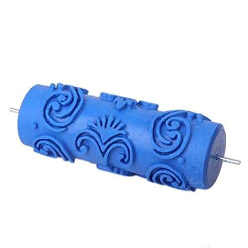 Wall Decoration Empaistic Flower Texture Painting Roller Machine, Reusable Single Color DIY Painting Tool for House Supplies - 3