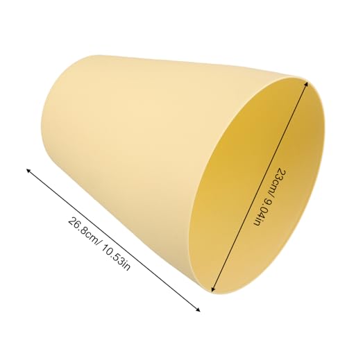 Caneca de basura plástica estilizada Levemolo color amarillo miniatura 2