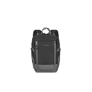 Travelite Basics Moderne, functionele en veilige rugzak voor citytrips, fiets- en wandeltochten, zwart