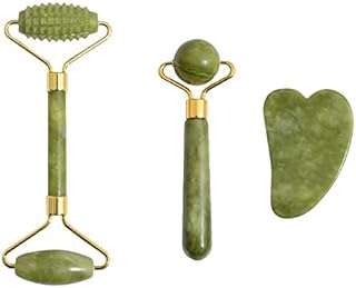 天然石 ヒスイ 美顔 ローラー 翡翠 フェイシャル アンチエイジングに マッサージ ストーン ローラー パワーストーン天然翡翠美容容器