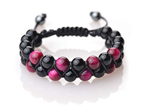 Pulseras Premium Shamballa Doble de Piedras semipreciosas Naturales Cover