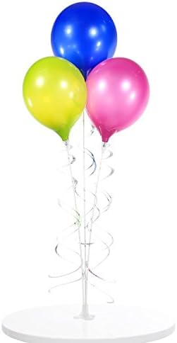 PermaShine - Reusable and Helium Free Triple Balloon Bouquet - Permanent Plastic Indoor and Outdoor Balloons