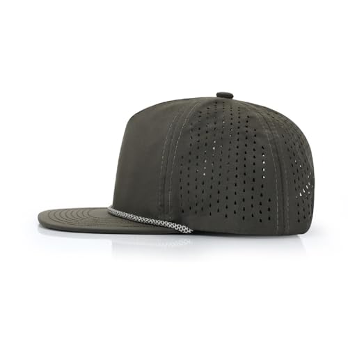 Image of Quick Dry Fit Baseball Cap - Water Repellent Sun Hat for Fishing, Running, Hiking, Golf, Surfing, Sailing, Boating