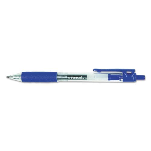 Bolígrafo retráctil gel azul Universal One pack 6