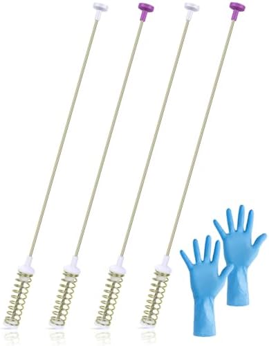 DC97-16350U Washer Suspension Rods Kit for Samsung Top Load Washer -Replaces DC97-16350T, DC97-16350S, DC97-05280W, DC97-16350E -Fix Vibration, Noise, and Error Codes (DC/UR/UB/UE) -Easy DIY Install - Thumbnail 2