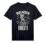 Mens Inflation is Robbery Money Printing Humour Stagflation Performance T-Shirt