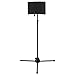 TONOR Microphone Isolation Shield and Stand Kit with Absorbing Cotton Insulation, Tripod Adjustable Stand, Microphone Studio Recording Accessories for Vocal Acoustic Recording and Podcasting, Black