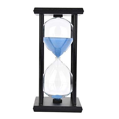 Temporizador de Grava de Reloj de Grava, Temporizador de Grava de 30 Minutos para el hogar, Reloj de Grava de Madera, Reloj de Grava Decorativo para Oficina, Adorno para el hogar,