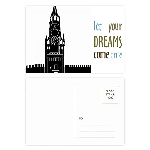 Cartes postales Kremlin de Moscou en lot de 20 illustrations voyage