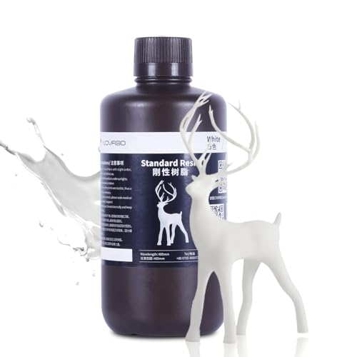 NOVA3D 3D Résine Rapid photopolymère UV 405nm pour Impression 3D LCD DLP de polymérisation aux, Blanc 1000g 7 NOVA3D 3D Résine Rapid photopolymère UV 405nm pour Impression 3D LCD DLP de polymérisation aux, Blanc 1000g