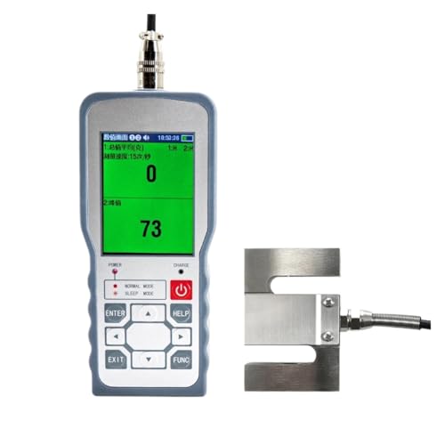 Gravity Sensor. Digital Force Gauge with S Type Load Cell 200kg 300kg 500kg 1000kg High Precision Force Pressure Tester Multiple Measurement Modes .Industrial(HB9 with 300KG CELL)