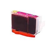  Alternativ Tintenpatrone für Canon CLI-8 Magenta für Pixma IP-3300 IP-3500 IP-4200 IP-4300 IP-4500 IP-4500X IP-5200 IP-5200R IP-5300 IX4000 IX5000 MP-500 MP-510 MP-520 MP-520X MP-530 MP600 von ABC