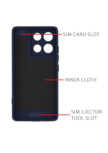 Image of amazon basics Back Cover for Moto G86 Power 5G Soft Matte Silicone Mag-Safe Design (Mag-Safe Not Support) Camera Protection | Slim Fit Bumper Cover (Blue)