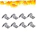 Happyyami 8pcs Stainless Steel Fish Tank Cover Holder Aquarium Support Bracket for Secure Covering