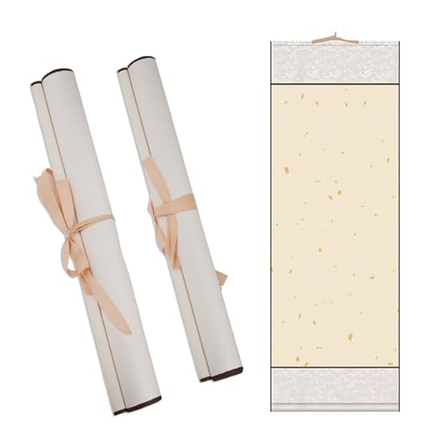 Ya en mundofriki.es: 2 Piezas Pergamino De Caligrafía China, 93x32cm Pergaminos De Pared En Blanco, Pergamino De Pintura De Caligrafía, para Escribir y Pintura Artística China, Acuarela Decoración, Escritura Arte(Dorado)