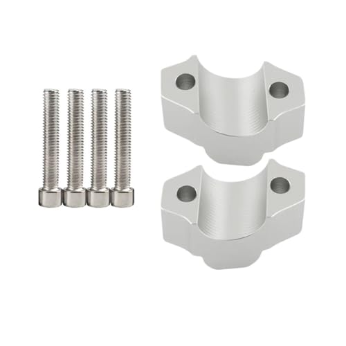 Rehausseur guidon XSR900 alu argent : rallonge de collier haut de gamme pour moto 16-24