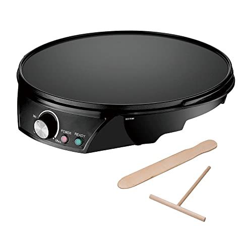CREPIERA ELETTRICA 1200W, CREPES MAKER, PANCAKE MAKER, PIASTRA PER CREPES, CREAZIONE DOLCI, MACCHINA PER CREPES - DISCORAMA®