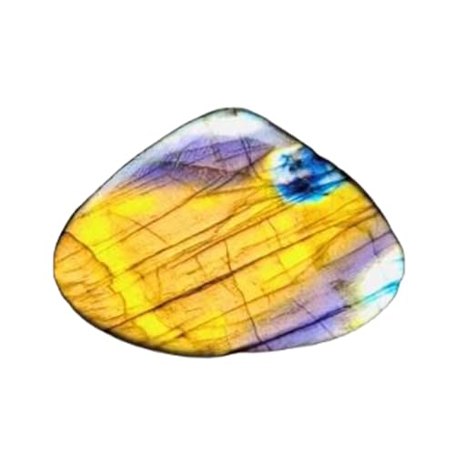 Cabochon de labradorite multi flash de qualité supérieure 30x42mm pour haute joaillerie