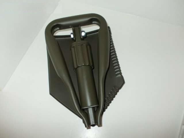 Pala Plegable Militar de Zapador, Aluminio y Acero Forjado, homologada FAS