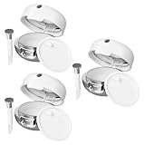 Petits pots à maquillage : ces petits pots vides avec miroir sont indispensables et seront parfaits pour fabriquer soi-même des à lèvres. ils sont fournis avec des couvercles