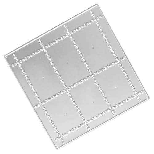 Uonlytech Matrice de Découpe en Acier Carbone pour Tampons, Découpeuse DIY Simple et Lisse, pour Matériaux D'artisanat et Embossage Manuel