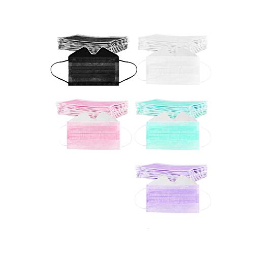 Band 50Pc Color Anti-Fog Face_Mask For Glasses Wearers,3 Layer Protection Fabric With Nose Wire ,Keep The Lens Clear,Comfortable And Breathable For Adults Outdoor Holiday Party thumb #1