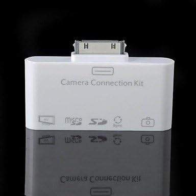 New DR05-IPA 5-in-1 Camera Connection Kit for iPad, White