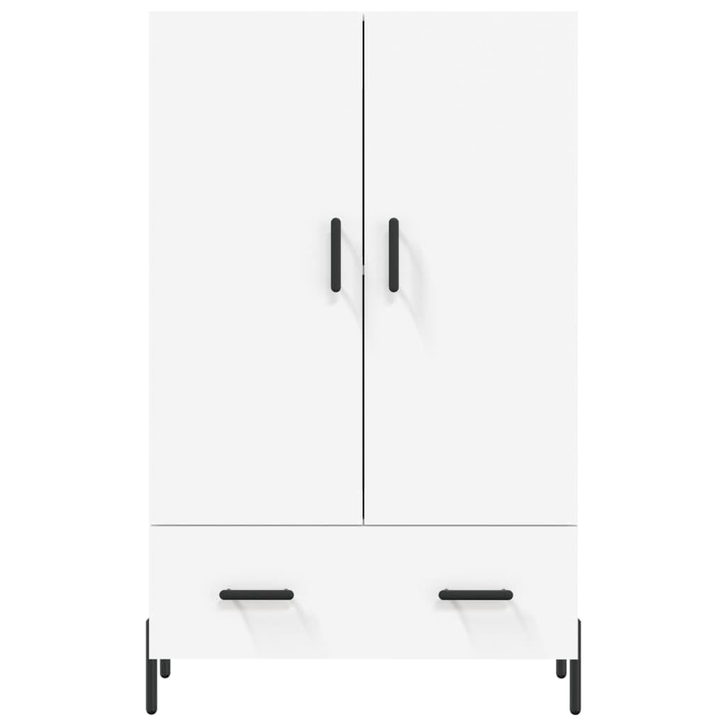 Highboard - Armario de madera (69,5 x 31 x 115 cm), color blanco