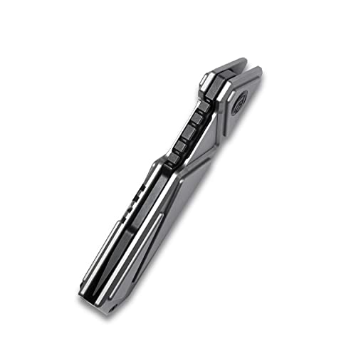 Kubey Avenger Kb209 Folding Pocket Knife - Frame Lock Tactical Knife With 3.15In Tanto Blade - Titanium Pocket Clip Good For Hunting Cmaping Hiking And Survival (Darkwashed) #TOP4