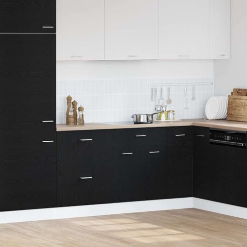 Miniatura 2 de Vidaxl Mueble Colgante Con Cajón Roble Negro 60 X 46 X 81,5 Cm, Amplio Espacio, Muebles De Cocina Modernos, Utilidad Duradera, Diseño Rectangular, Soluciones Inteligentes Para Organización