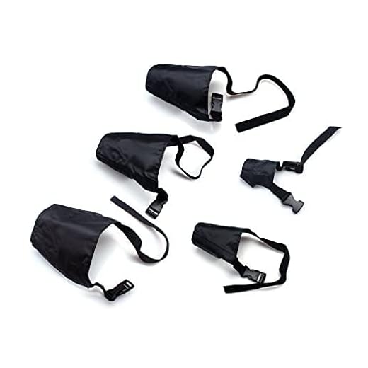 ewinever 5Pcs/Set Adjustable Breathable Safety Small Medium Large Extra Dog Muzzles for Anti-Biting Anti-Barking Anti-Chewing Safety Protection(Black)