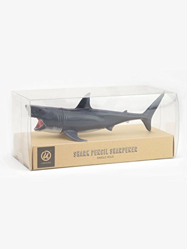 U Brands Desktop Pencil Sharpener, Shark (2129U06-48)