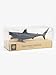 U Brands Desktop Shark Pencil Sharpener, Single Hole (2129U06-48)