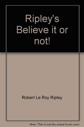 Ripley's Believe it or not! 0307158047 Book Cover