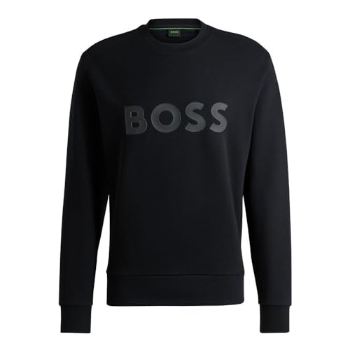 Boss Para Hombre. 50506119 Sudadera Salbo Negro (L), Casual, AlgodóN, Manga Larga - 3