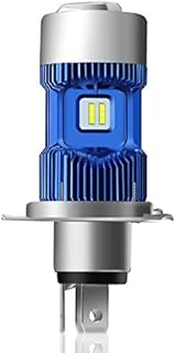 WinPower H4/P43t/HS1 LED Motorcycle Headlights Bulb Conversion Kit 30W 5500Lm 6000K Super Bright Xenon White Hi/Lo Motorbike Headlamp DC 12V, 1 Pack