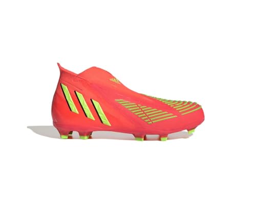 adidas Predator Edge+ FG Jr Cleats (Solar Orange/Green, US Footwear Size System, Big Kid, Numeric, Medium, 4.5)